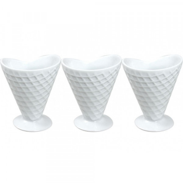 ICE CUPS WHITE D9XH11CM - SET 3 в 