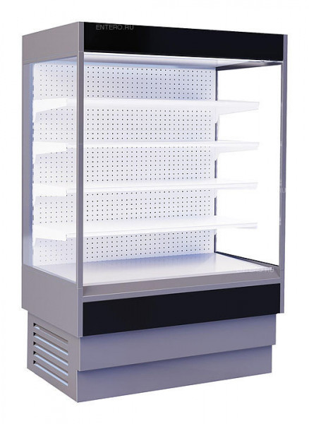 Охлаждаемый пристенный стеллаж Cryspi ALT_N S 2550 LED с боковинами в 