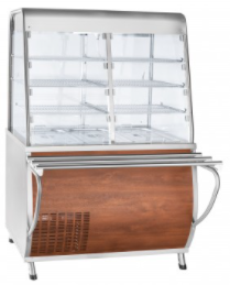 Прилавок-витрина холодильный ПВВ(Н)-70Т-С-НШ Abat кашированный