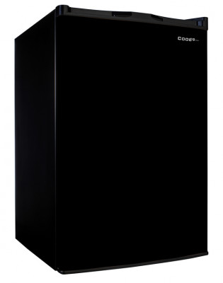 Барный холодильник Cooleq TBC-145S (черный с глухой дверью)