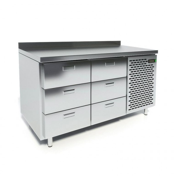 Шкаф-стол морозильный СШН-6,0 GN-1400 Cryspi в 