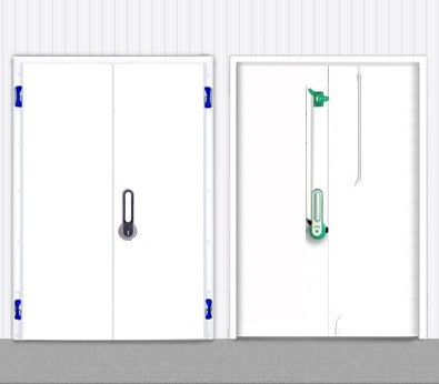 Дверной блок для холодильной камеры Профхолод распашная двустворчатая дверь