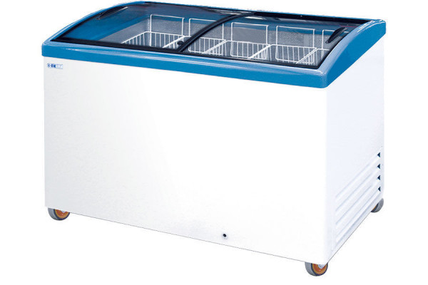 Ларь морозильный Italfrost CF400C с гнутыми стеклами 5 корзин в 