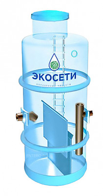 Жироуловитель вертикальный Экосети Промышленный ОПП 7,0-500 (2 литра/сек.)
