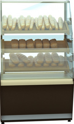 Витрина хлебная K70 N 0,9-2 Bread FLANDRIA цвет по схеме (без стекла)