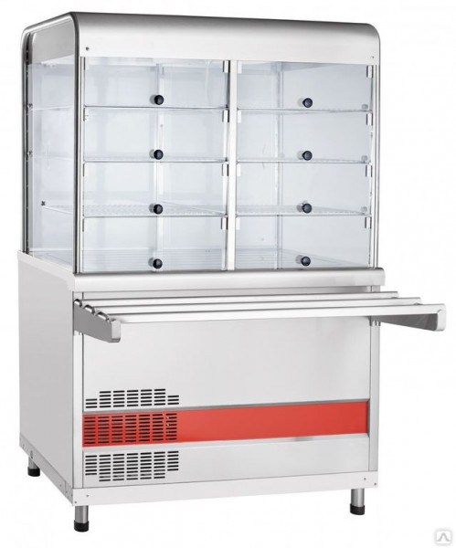 Прилавок-витрина холодильный Abat ПВВ(Н)-70КМ-С-НШ в 